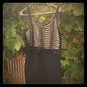 Charlotte Russe Black Mesh Dress